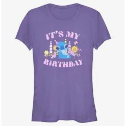 Deals ⌛ Disney Lilo & Stitch It's My 😀 Birthday ✨ Girls T-Shirt ⌛