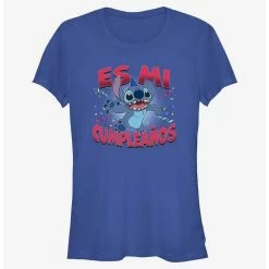 Best Sale 😀 Disney Lilo & Stitch Spanish It's My Birthday Girls T-Shirt 😉