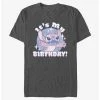 Hot Sale ✔️ Disney Lilo & Stitch Angel It's My ⌛ Birthday T-Shirt ⭐