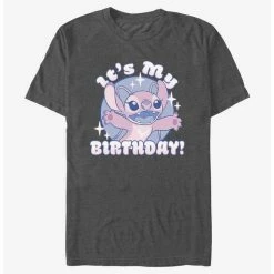 Hot Sale ✔️ Disney Lilo & Stitch Angel It's My ⌛ Birthday T-Shirt ⭐