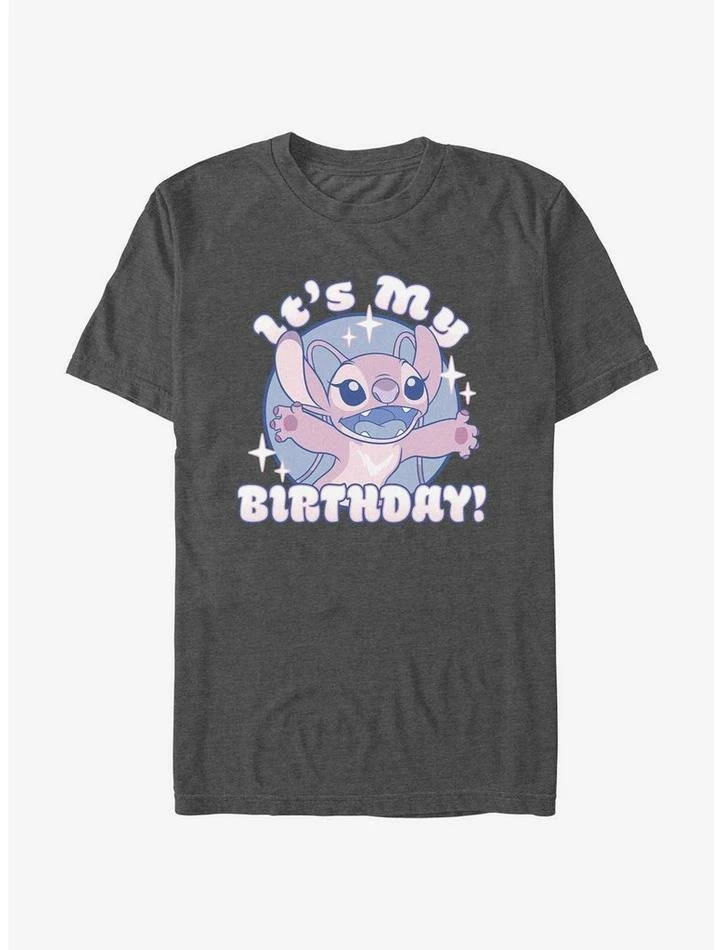 Hot Sale ✔️ Disney Lilo & Stitch Angel It's My ⌛ Birthday T-Shirt ⭐ 1 Hot Sale ✔️ Disney Lilo & Stitch Angel It's My ⌛ Birthday T-Shirt ⭐