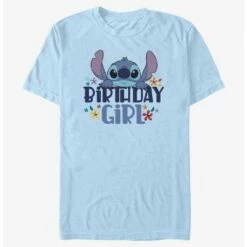 Best deal 😍 Disney Lilo & Stitch ✨ Birthday Girl Stitch T-Shirt ⭐