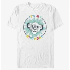 Hot Sale ⭐ Disney The Lion King Simba Birthday Lion T-Shirt 🎉