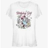 Best Sale ⭐ Disney Minnie Mouse 😍 Birthday Girl Doodle Girls T-Shirt ❤️