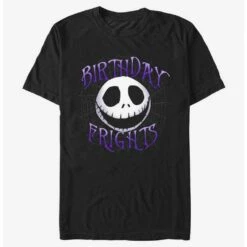 Cheapest 🤩 Disney The Nightmare Before Christmas Jack Birthday Frights T-Shirt 🎉