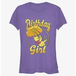 Brand new 😀 Disney Winnie The Pooh Birthday Girl Pooh Bear Girls T-Shirt 👍