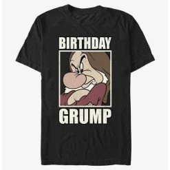 New 🛒 Disney Snow White and the Seven Dwarfs Grumpy Birthday T-Shirt 🎁