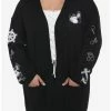 Best Sale 😉 Disney Steamboat Willie Icons Girls Open Cardigan Plus Size 🛒