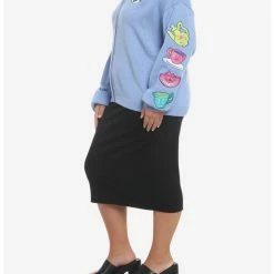 Outlet 😉 Disney Alice In Wonderland Embroidered Girls Cardigan Plus Size 🧨 -Dressup Outfits Shop 19708475 av4