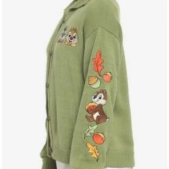 Coupon 🌟 Disney Chip 'N' Dale Collar Girls Cardigan 🎁 -Dressup Outfits Shop 19711572 av3