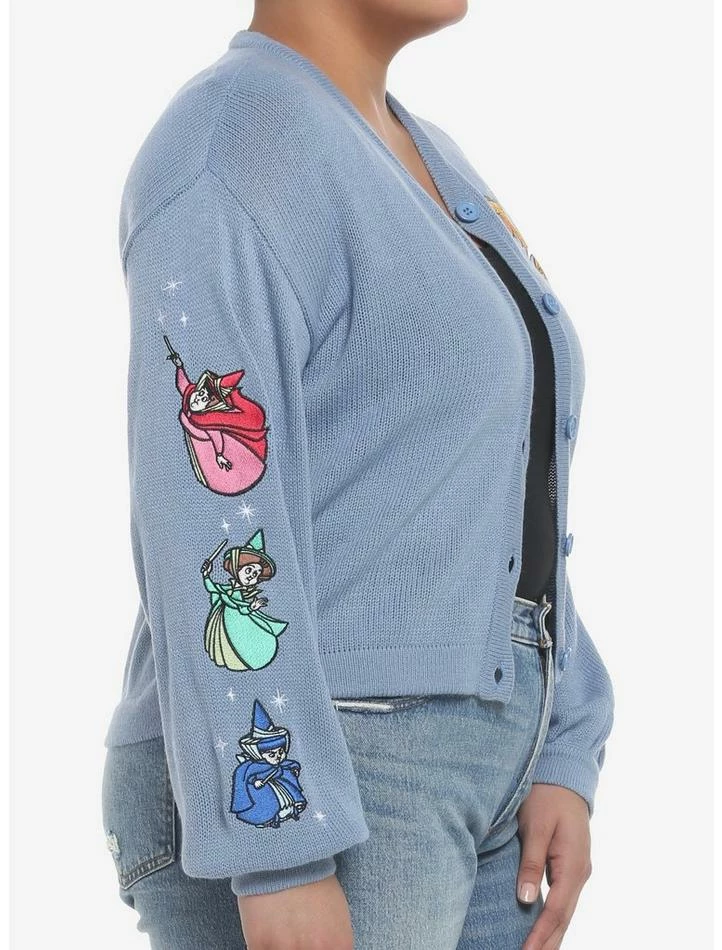 Discount ❤️ Disney Sleeping Beauty Aurora & Fairies 🤩 Girls Skimmer Cardigan Plus Size 🤩 4 Discount ❤️ Disney Sleeping Beauty Aurora & Fairies 🤩 Girls Skimmer Cardigan Plus Size 🤩 - Image 4