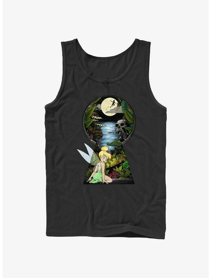Top 10 💯 Disney Tinker Bell Keyhole To Neverland Tank 🎁 1 Top 10 💯 Disney Tinker Bell Keyhole To Neverland Tank 🎁