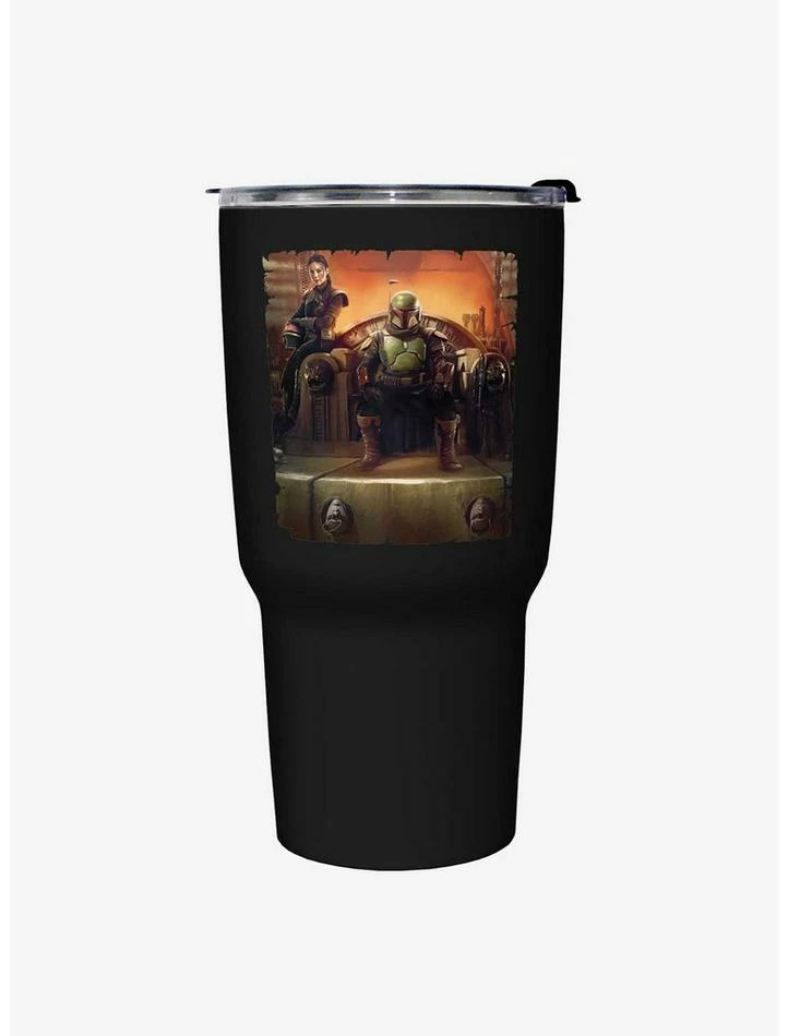 Brand new 𧨠Star Wars The Book of Boba Fett Boba Painterly Throne Black Stainless Steel Travel Mug π 1 Brand new 𧨠Star Wars The Book of Boba Fett Boba Painterly Throne Black Stainless Steel Travel Mug π
