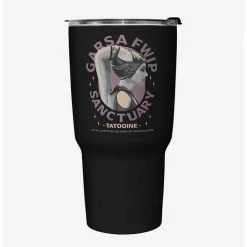 Best Pirce ✔️ Star Wars The Book of Boba Fett Desert Team Black Stainless Steel Travel Mug 🔥
