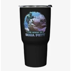Cheapest ✔️ Star Wars The Book of Boba Fett Got Your Back Black Stainless Steel Travel Mug 👏