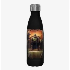 Deals 🛒 Star Wars The Book of Boba Fett Boba Painterly Throne Black Stainless Steel Water Bottle 👏