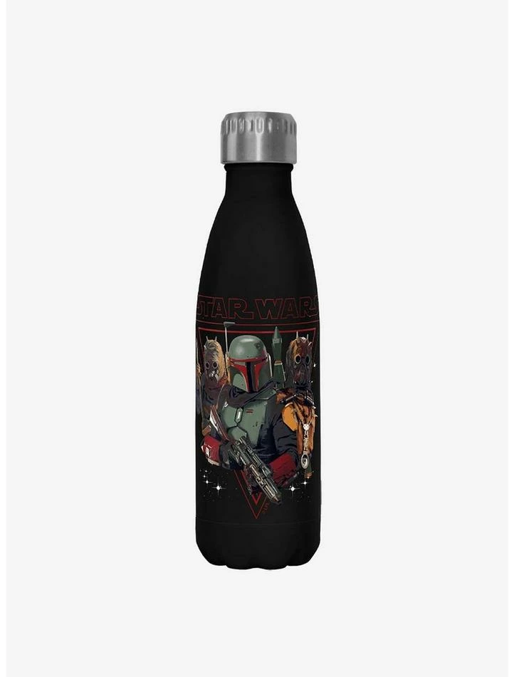 Cheapest ⌛ Star Wars The Book of Boba Fett Bounty Hunting Black Stainless Steel Water Bottle ⌛ 1 Cheapest ⌛ Star Wars The Book of Boba Fett Bounty Hunting Black Stainless Steel Water Bottle ⌛
