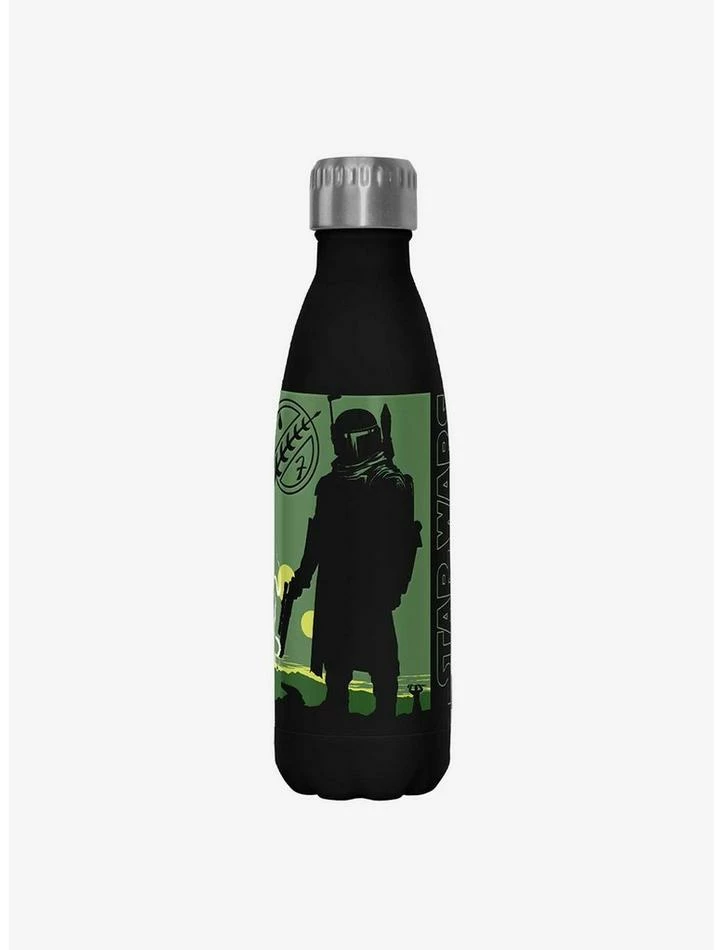 Brand new โญ Star Wars The Book of Boba Fett Bouny Hunter For Hire Black Stainless Steel Water Bottle ๐งจ 1 Brand new โญ Star Wars The Book of Boba Fett Bouny Hunter For Hire Black Stainless Steel Water Bottle ๐งจ