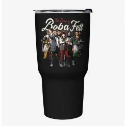 Wholesale ⌛ Star Wars The Book of Boba Fett Support Plan Black Stainless Steel Travel Mug 🧨
