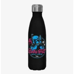 Cheapest 😀 Star Wars The Book of Boba Fett Galactic Hunter Black Stainless Steel Water Bottle 😉