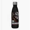 Top 10 ⭐ Star Wars The Book of Boba Fett Questions Later Black Stainless Steel Water Bottle ✔️