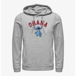 Promo ❤️ Disney Lilo & Stitch Ohana Collegiate Hoodie 🔥