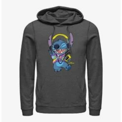Brand new 😀 Disney Lilo & Stitch Rockin' Stitch Hoodie 👏