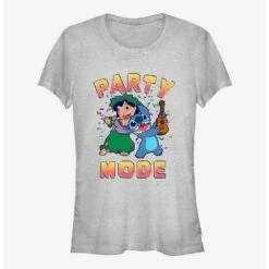 Best Pirce ⌛ Disney Lilo & Stitch Party Mode ✨ Girls T-Shirt ❤️