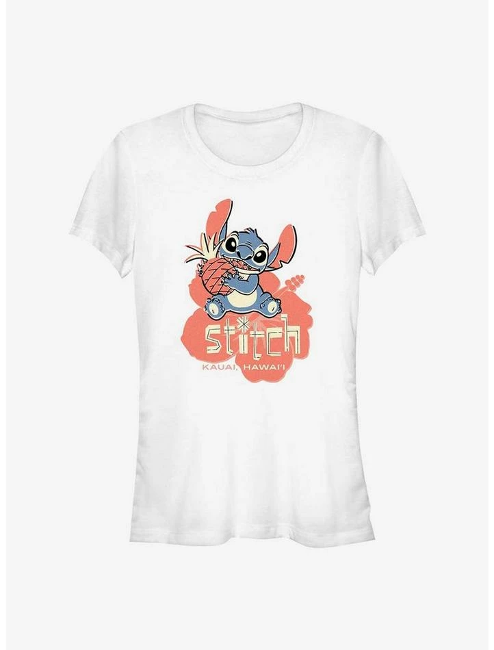 Promo ⌛ Disney Lilo & Stitch Pineapple ✔️ Girls T-Shirt ⌛ 1 Promo ⌛ Disney Lilo & Stitch Pineapple ✔️ Girls T-Shirt ⌛