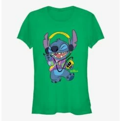 Outlet ⭐ Disney Lilo & Stitch Rockin' Stitch Girls T-Shirt 🧨