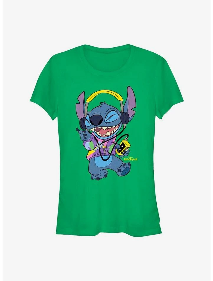 Outlet โญ Disney Lilo & Stitch Rockin' Stitch Girls T-Shirt ๐งจ 1 Outlet โญ Disney Lilo & Stitch Rockin' Stitch Girls T-Shirt ๐งจ