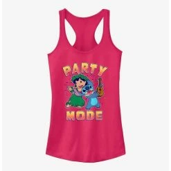 Best Pirce 🎉 Disney Lilo & Stitch Party Mode Girls Tank 🎉