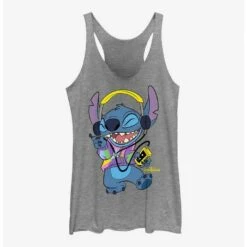 New 😉 Disney Lilo & Stitch Rockin' Stitch Girls Tank 🤩