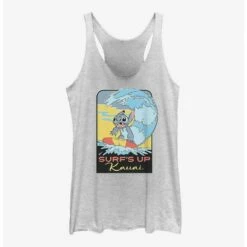Best Pirce ✨ Disney Lilo & Stitch Surf's Up Kauai 👍 Girls Tank 🎉