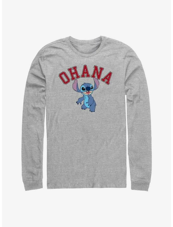 Brand new ๐ Disney Lilo & Stitch Ohana Collegiate Long-Sleeve T-Shirt ๐งจ 1 Brand new ๐ Disney Lilo & Stitch Ohana Collegiate Long-Sleeve T-Shirt ๐งจ