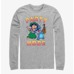 Hot Sale 🎁 Disney Lilo & Stitch Party Mode Long-Sleeve T-Shirt 🤩
