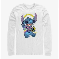 Hot Sale 🛒 Disney Lilo & Stitch Rockin' Stitch Long-Sleeve T-Shirt ✔️