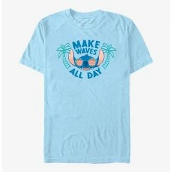 Brand new ❤️ Disney Lilo & Stitch Make Waves All Day T-Shirt ⌛