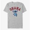 Hot Sale 💯 Disney Lilo & Stitch Ohana Collegiate T-Shirt ⭐