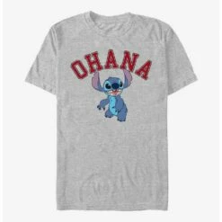 Hot Sale 💯 Disney Lilo & Stitch Ohana Collegiate T-Shirt ⭐