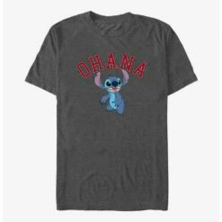 Coupon ✨ Disney Lilo & Stitch Ohana Collegiate T-Shirt 💯