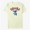 New 🛒 Disney Lilo & Stitch Ohana Collegiate T-Shirt ✨