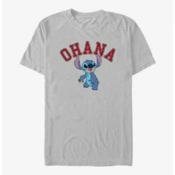 Best Sale ❤️ Disney Lilo & Stitch Ohana Collegiate T-Shirt 🤩