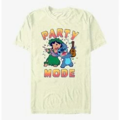 Deals 🎉 Disney Lilo & Stitch Party Mode T-Shirt 🥰