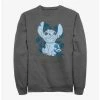 Deals ⭐ Disney Lilo & Stitch Floral Sketch Sweatshirt ⭐