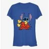 Budget 🥰 Disney Lilo & Stitch Stick 'Em Up ⌛ Girls T-Shirt ✨