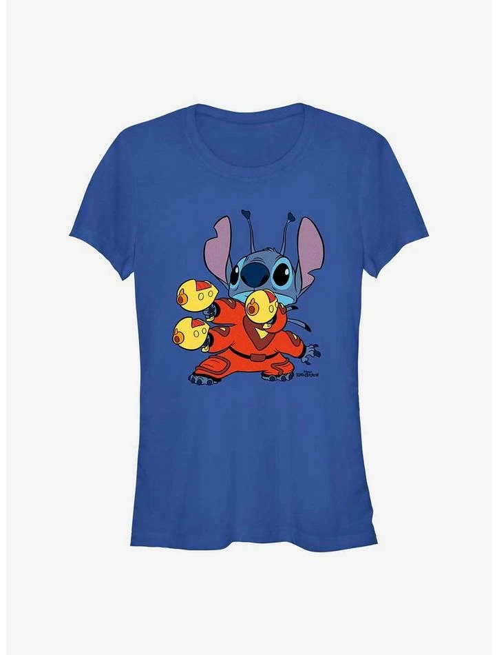 Budget 🥰 Disney Lilo & Stitch Stick 'Em Up ⌛ Girls T-Shirt ✨ 1 Budget 🥰 Disney Lilo & Stitch Stick 'Em Up ⌛ Girls T-Shirt ✨
