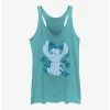 Discount 🎉 Disney Lilo & Stitch Floral Sketch Girls Tank ❤️