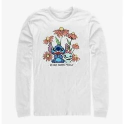 Brand new ⭐ Disney Lilo & Stitch Chibi Floral Long-Sleeve T-Shirt 🎉