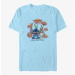 Best deal ✔️ Disney Lilo & Stitch Chibi Floral T-Shirt 😍
